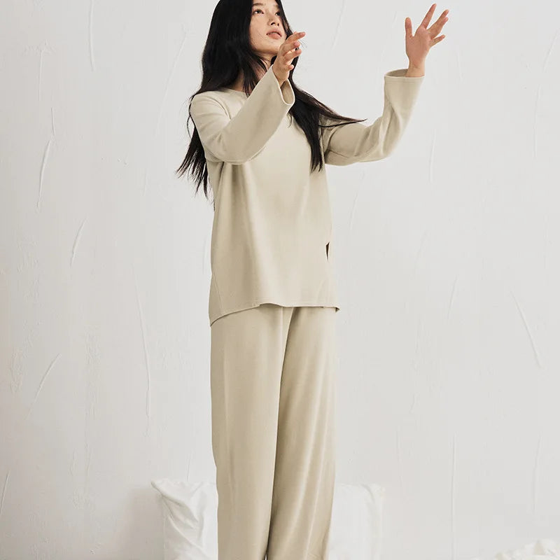 Women's Double-sided Brushed Pajamas