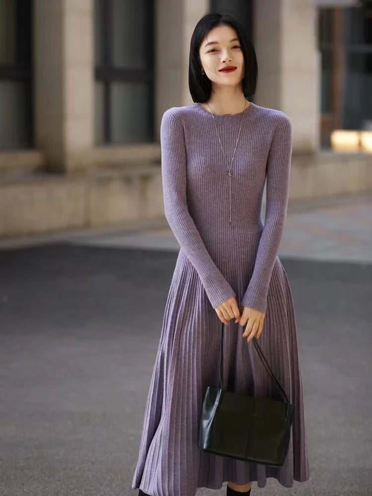 Basic Long Sleeve Dress