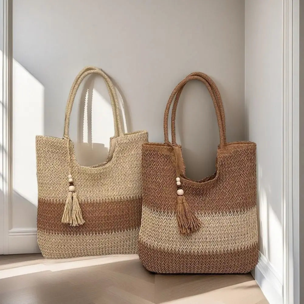 Beach Bag Woven Tote