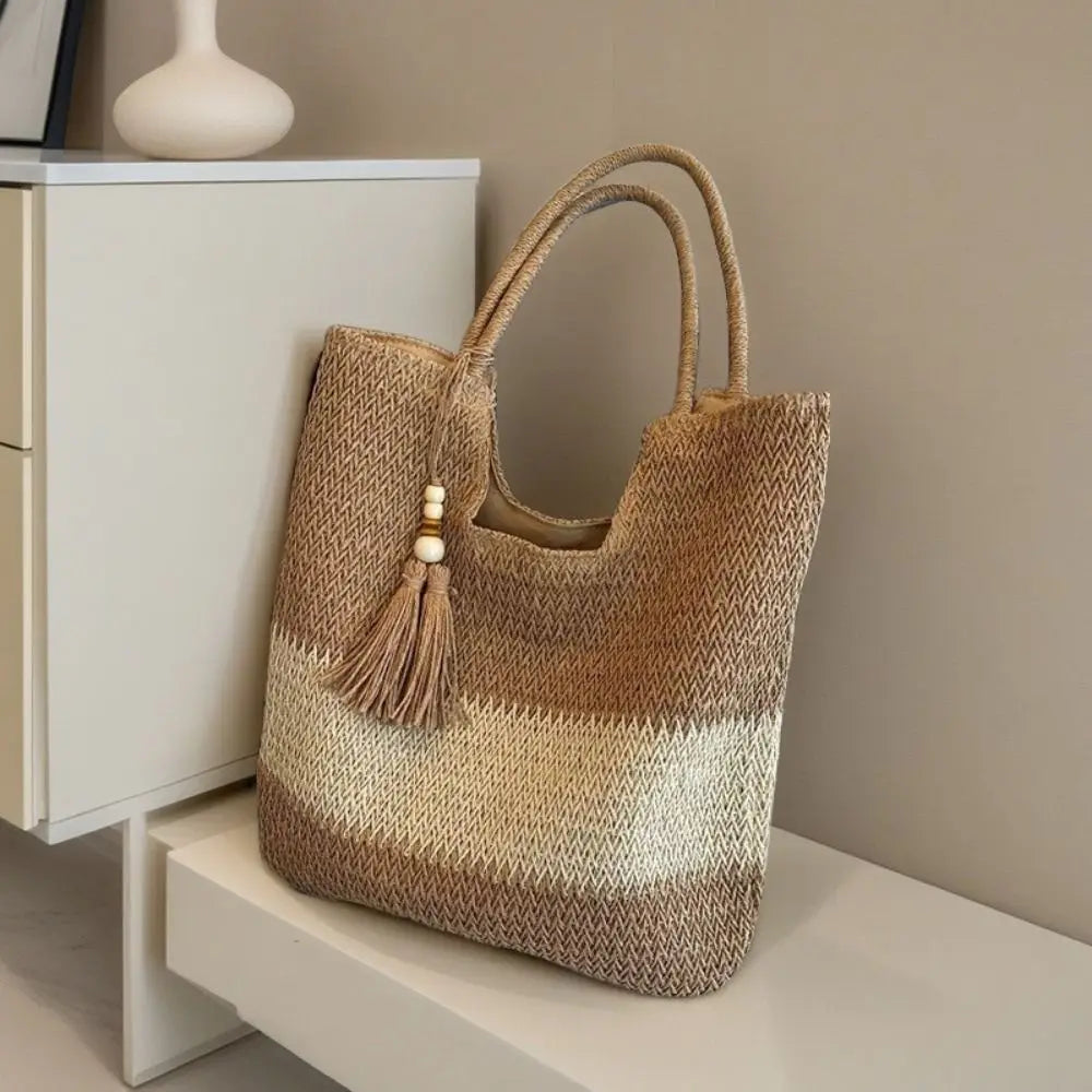 Beach Bag Woven Tote