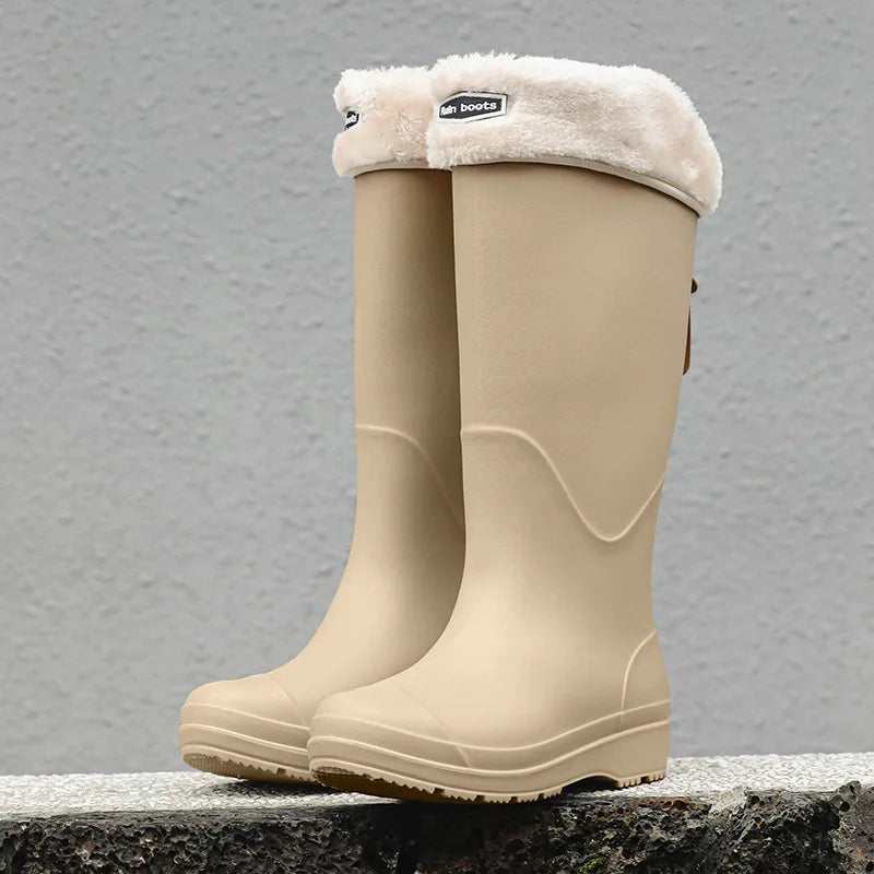 Men and Women Waterproof Long Boots