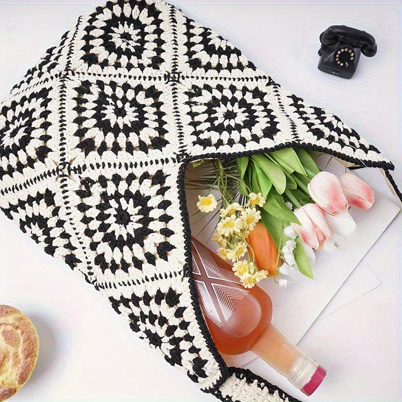 Retro Hand-woven Tote Bag