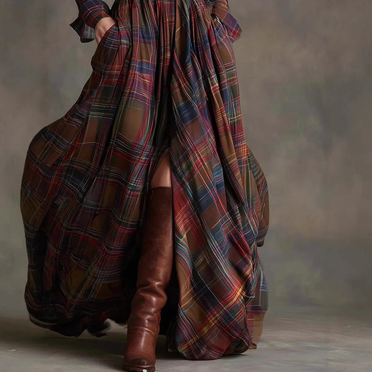 Women's Shirt Maxi Dress