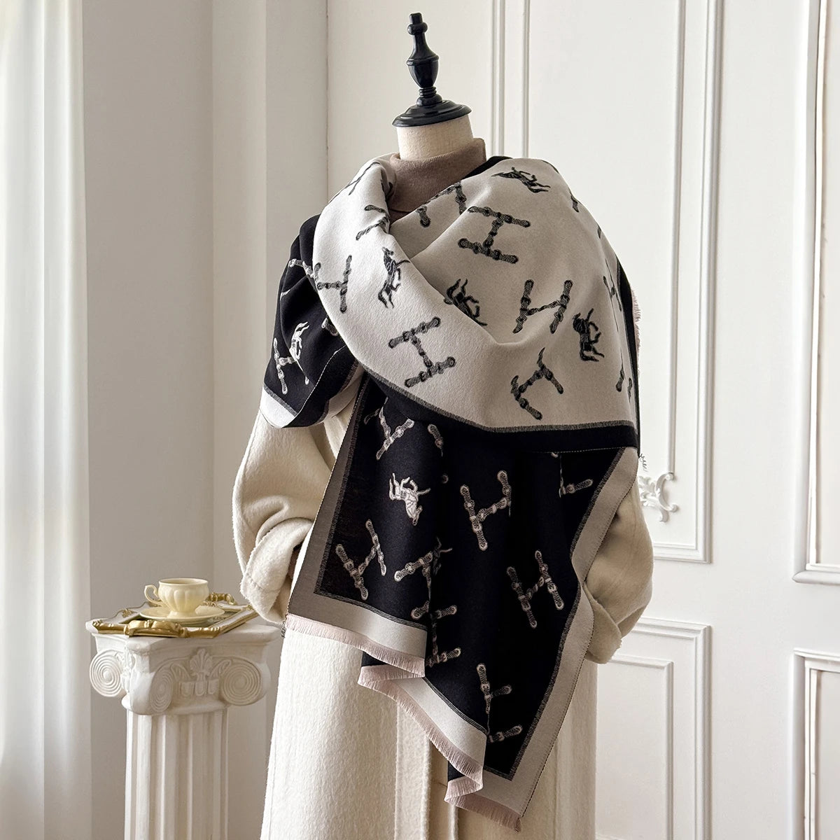 Cashmere Shawl - Vintage Pattern