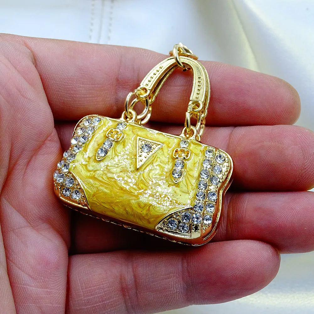 Cute Handbag Shape Keychain Women Bag