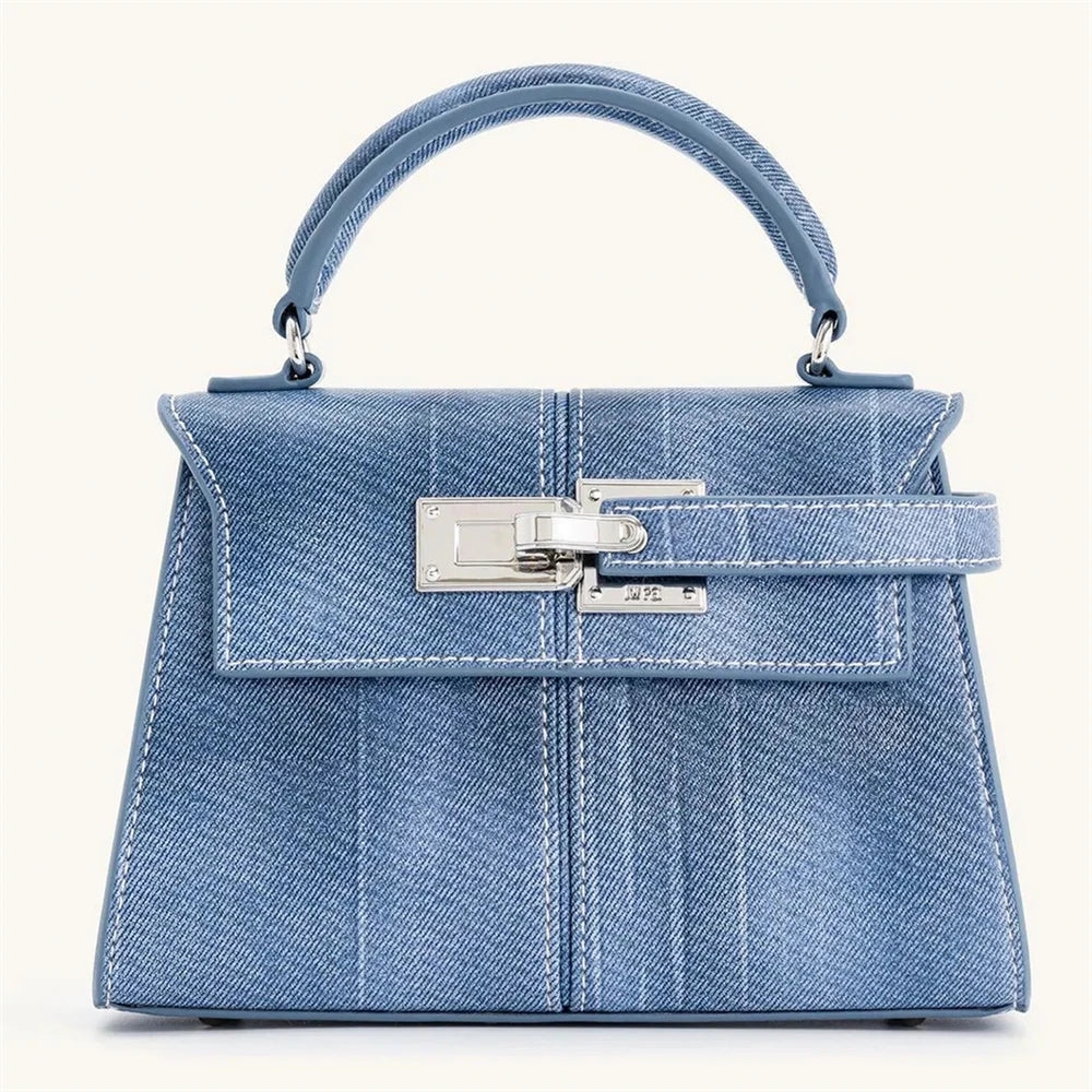 JW PEI Women's Handbag Elise Denim Blue Tote Bag