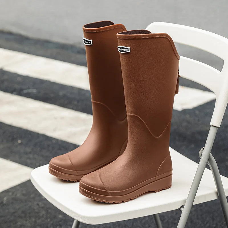 Men and Women Waterproof Long Boots