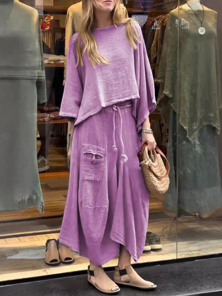 Loose Skirt Two-piece Set