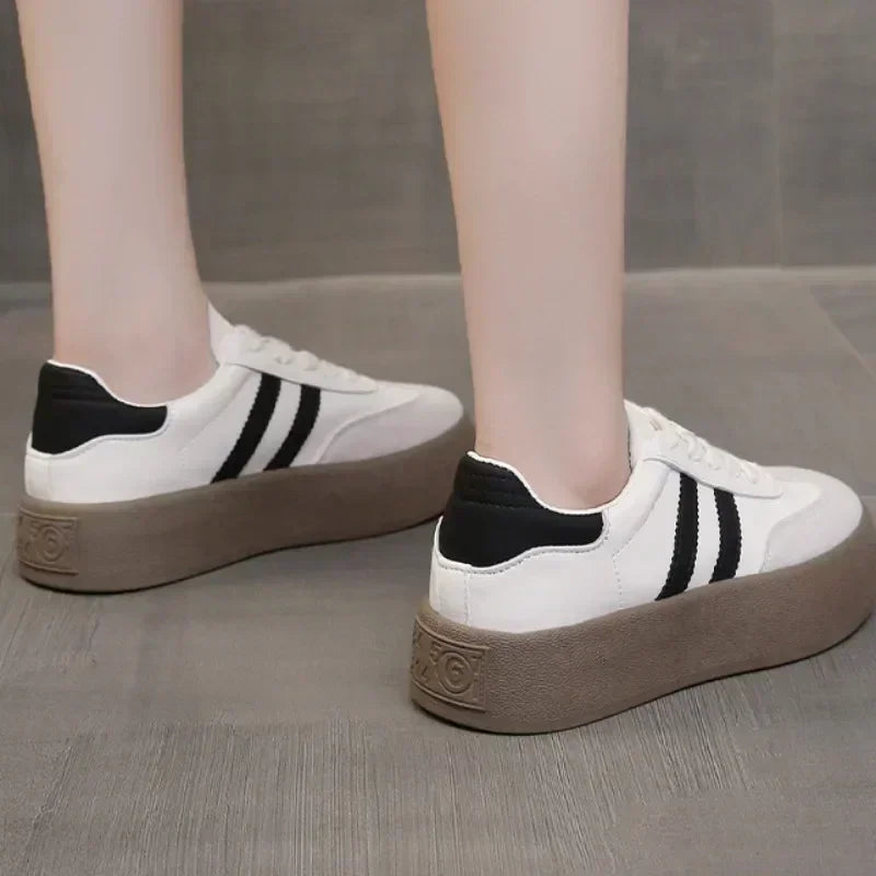 Women's Casual Sneakers Lace Up Platform