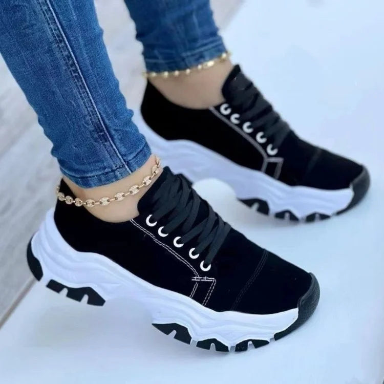 Women Sport Shoes Lace-Up