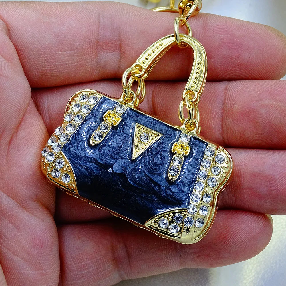 Cute Handbag Shape Keychain Women Bag