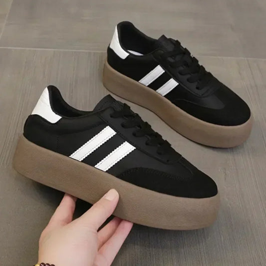 Women's Casual Sneakers Lace Up Platform