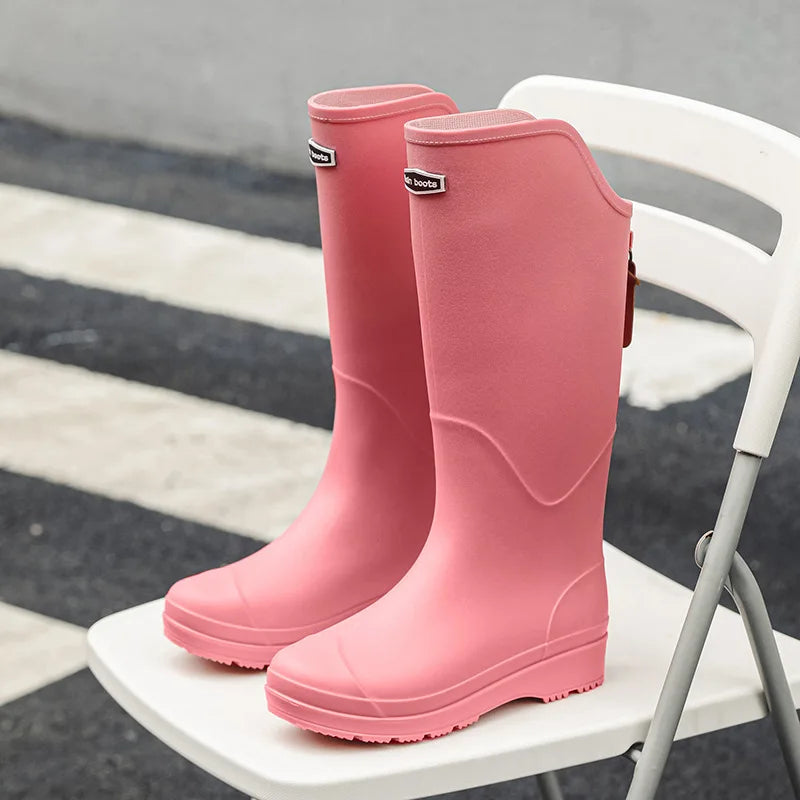 Men and Women Waterproof Long Boots
