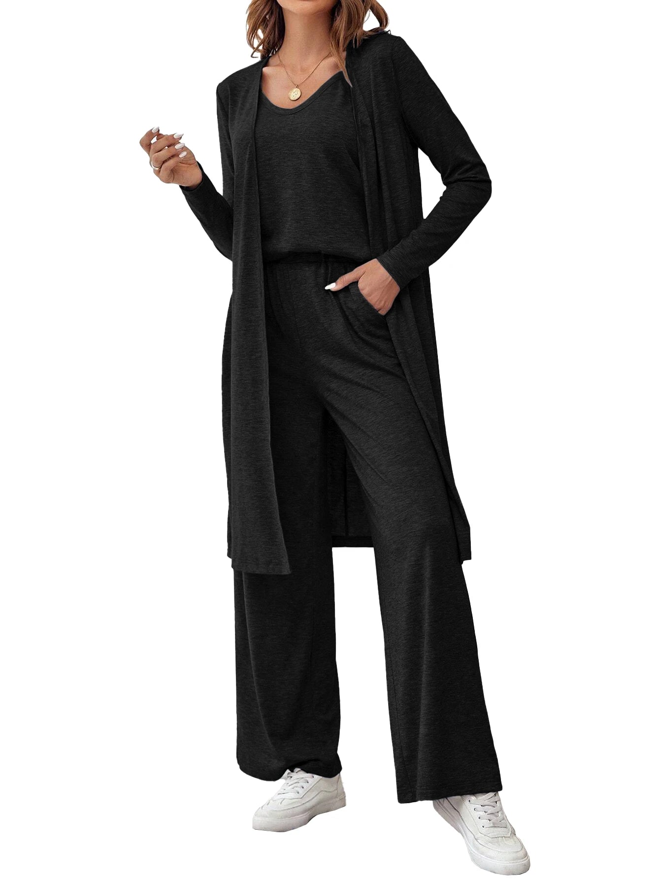 Cardigan Three-Piece Set