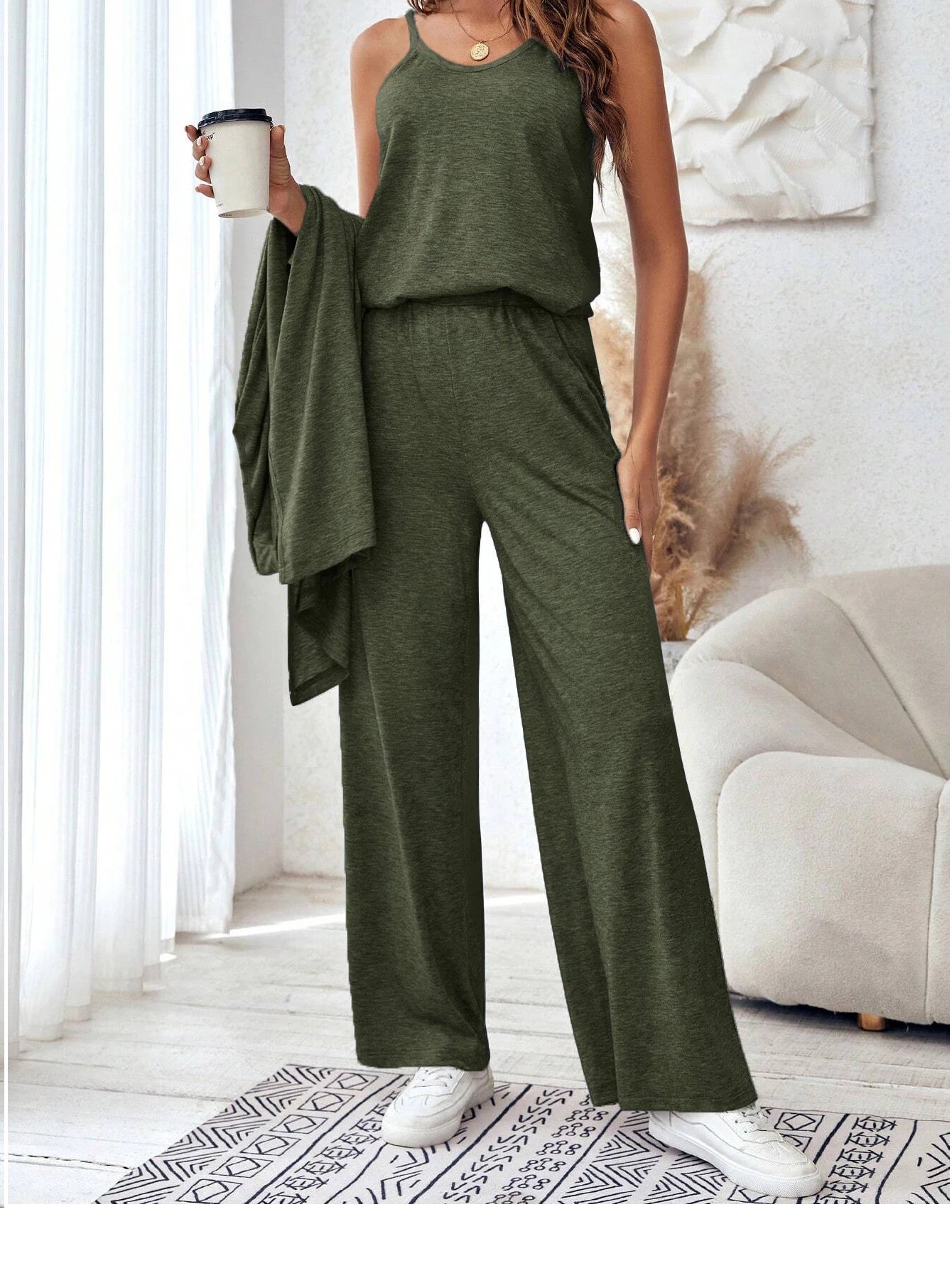 Cardigan Three-Piece Set