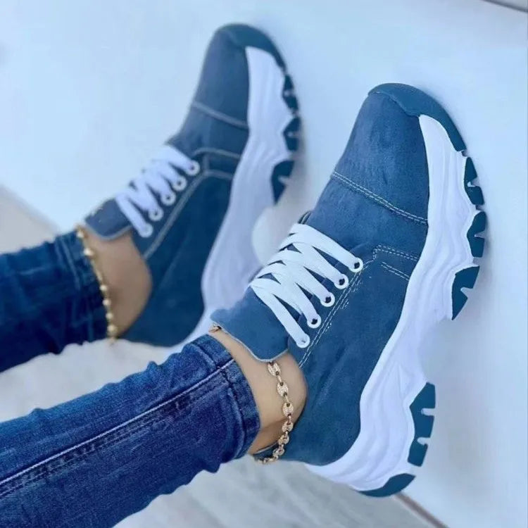 Women Sport Shoes Lace-Up