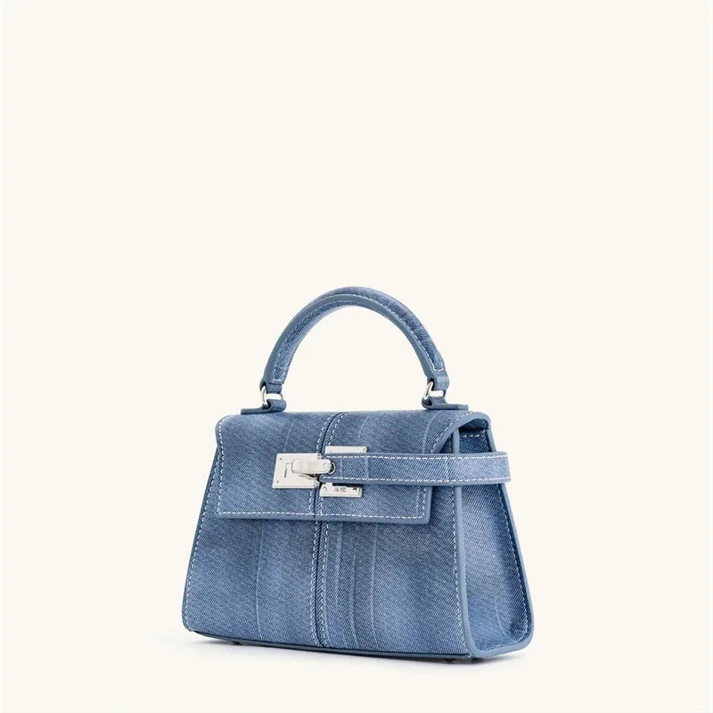 JW PEI Women's Handbag Elise Denim Blue Tote Bag
