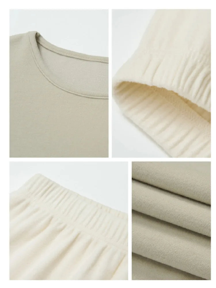 Women's Double-sided Brushed Pajamas