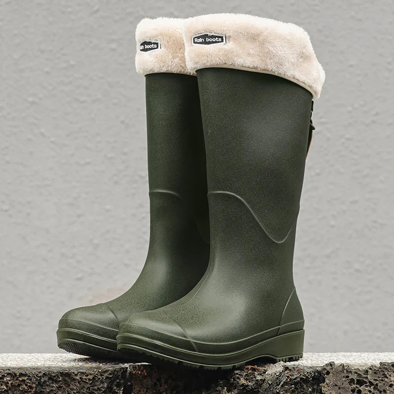 Men and Women Waterproof Long Boots