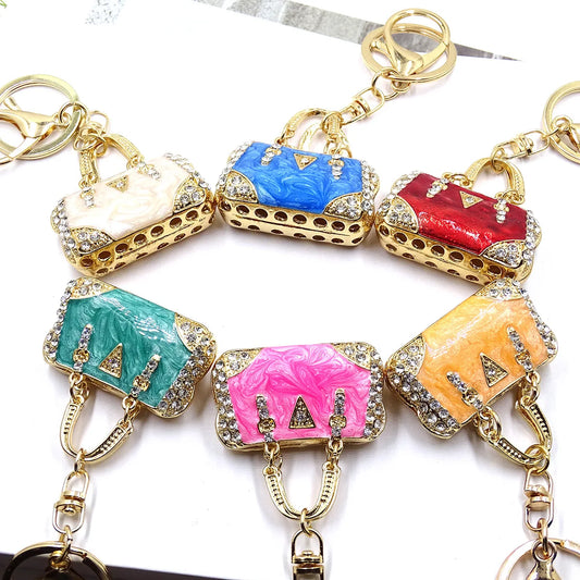 Cute Handbag Shape Keychain Women Bag