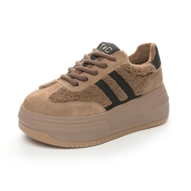 Women's Shoes Platform Warm Plush