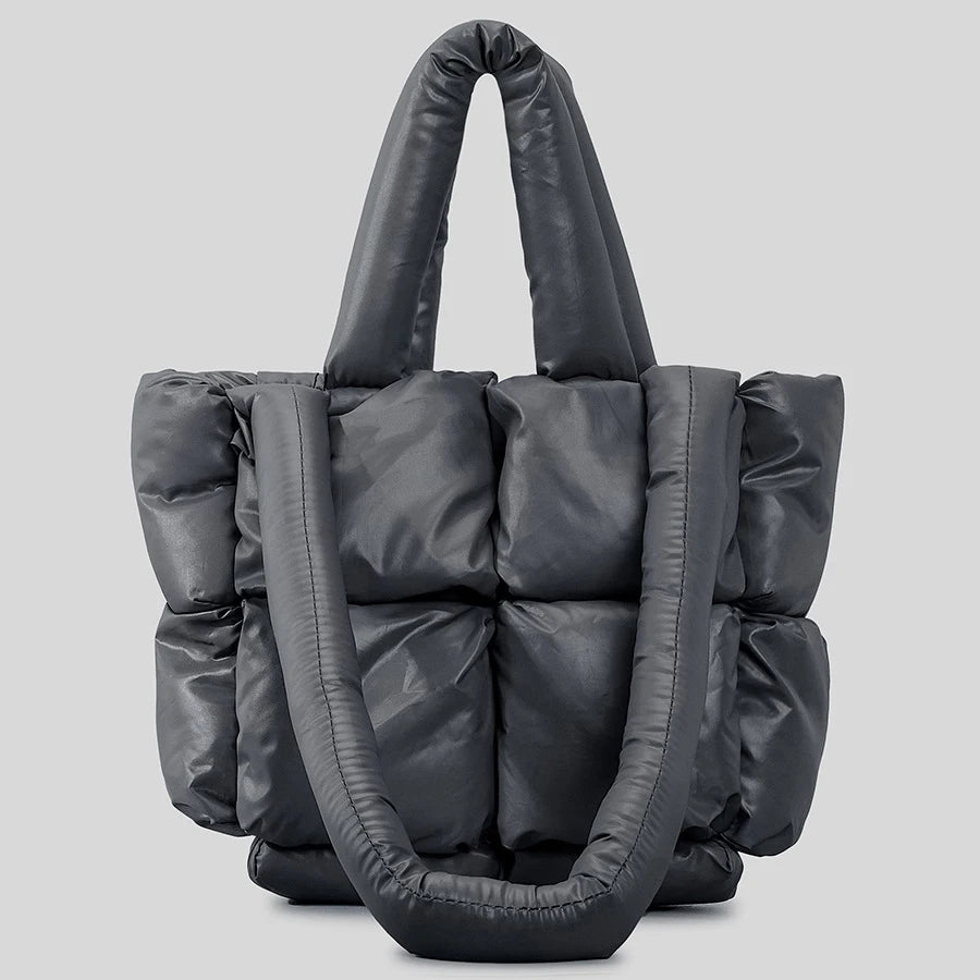 Square Puffer Bag Nylon Padded
