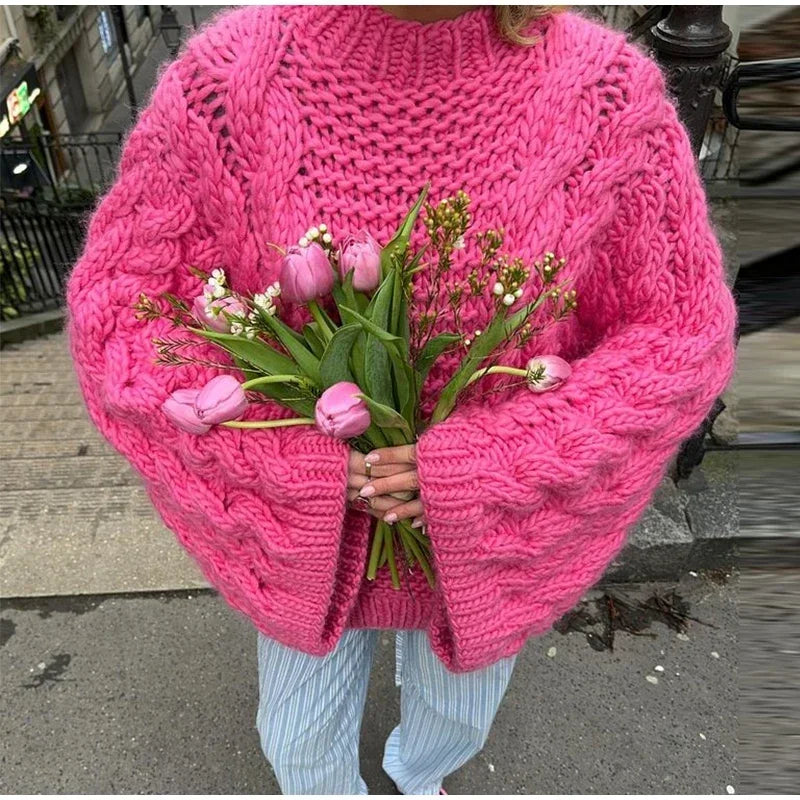 Women's Turtleneck Long Sleeve Sweater