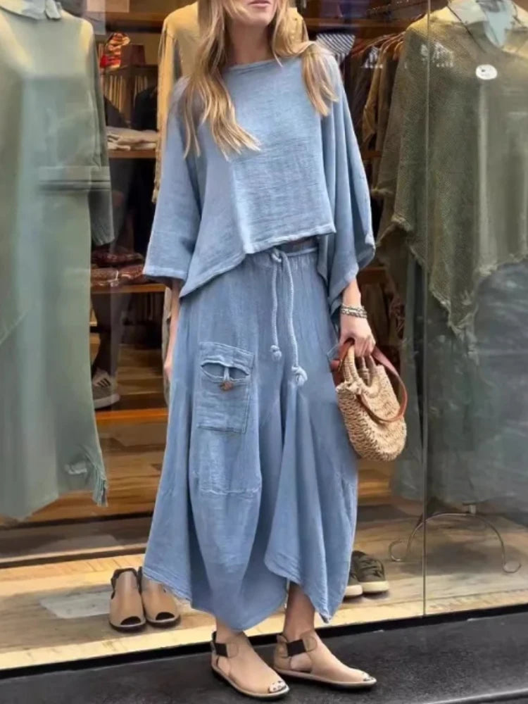 Loose Skirt Two-piece Set