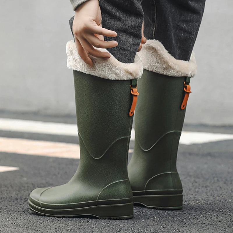 Men and Women Waterproof Long Boots