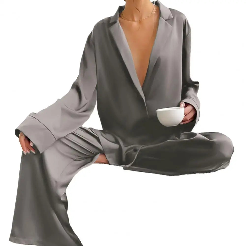 Women's Relaxed Long Sleeve Lounge Set