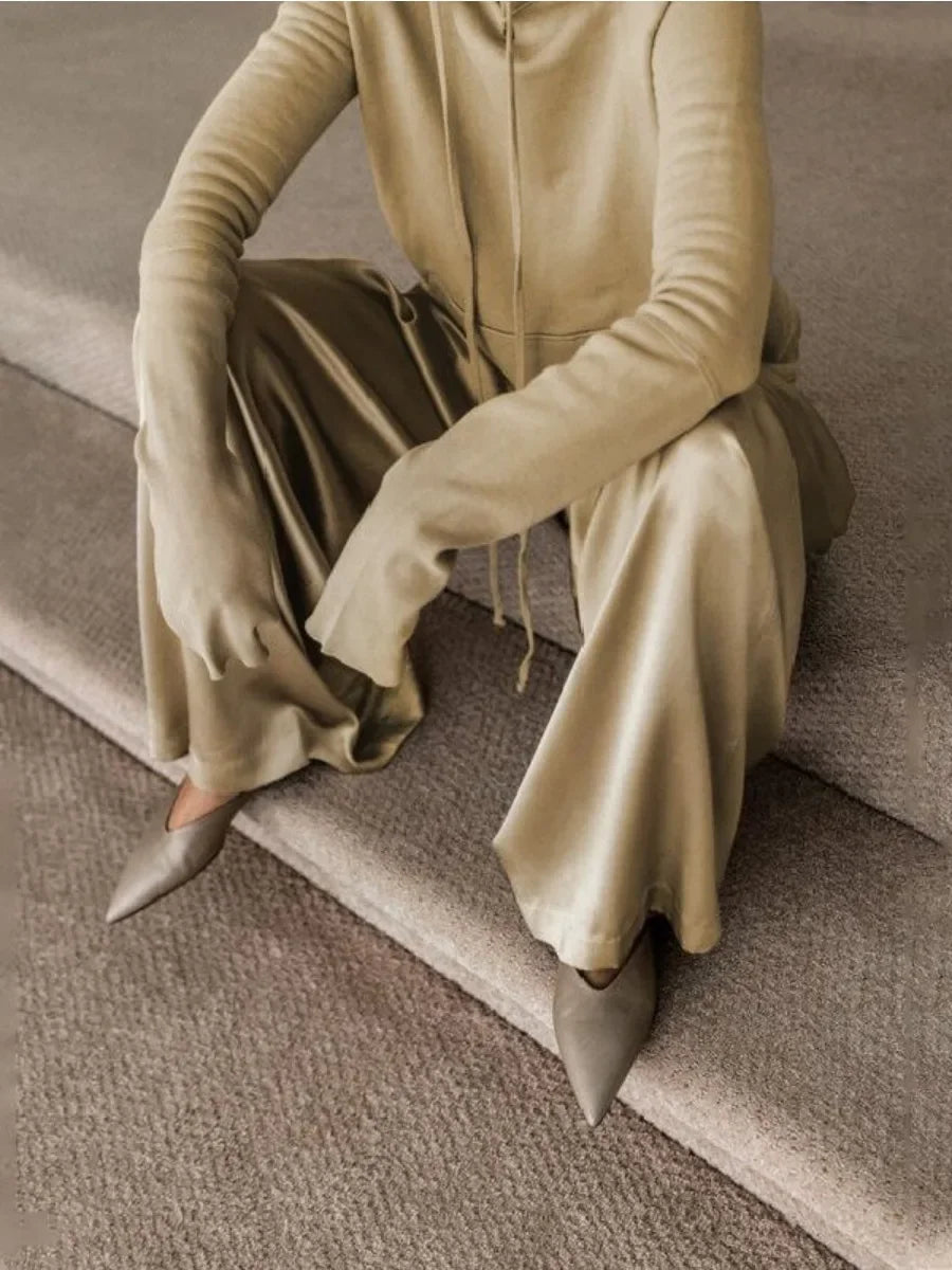 Loose Fit Casual Two-piece Sets for Women