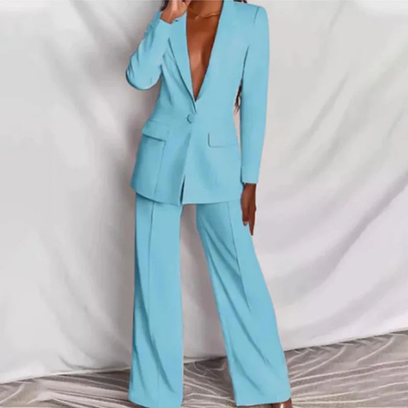 Women's Fit Suit Two-pieces Set