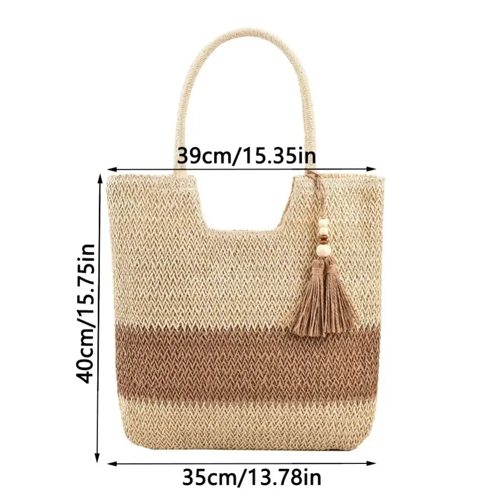 Beach Bag Woven Tote
