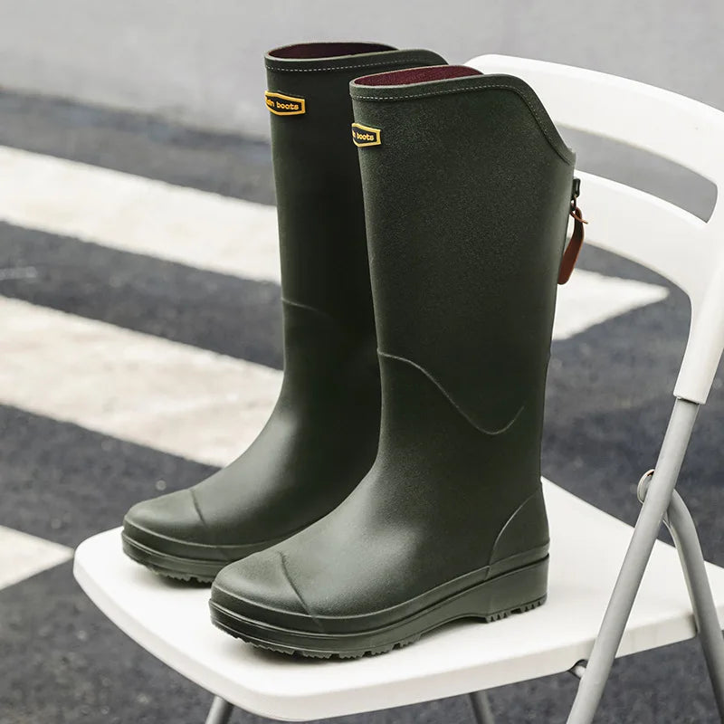 Men and Women Waterproof Long Boots
