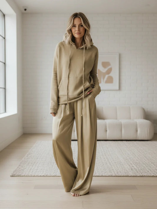 Loose Fit Casual Two-piece Sets for Women