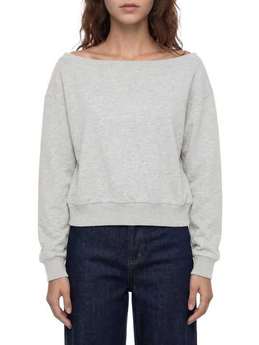 Off-Shoulder Sweatshirt