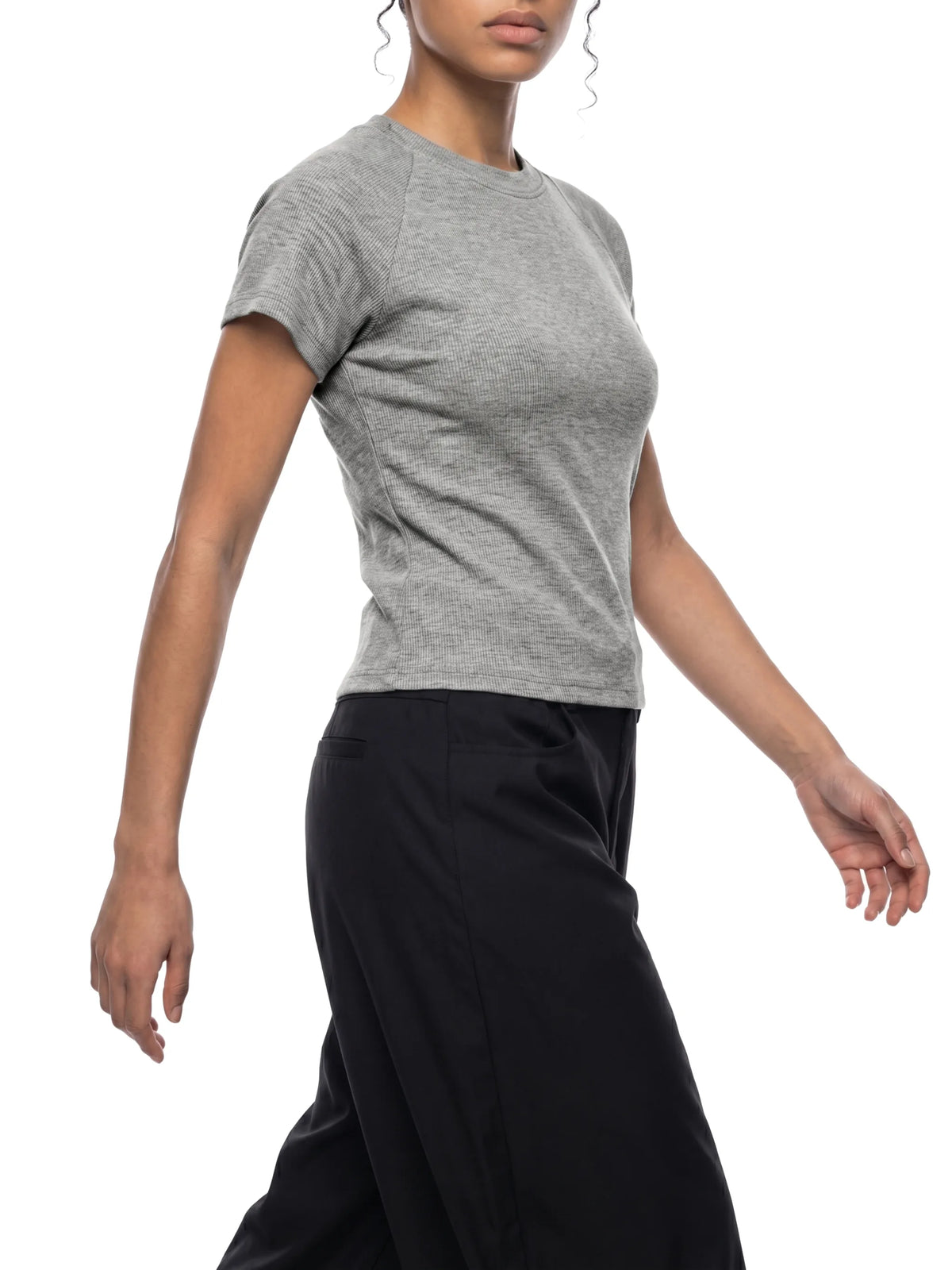 Mineral Wash Crop T-Shirt