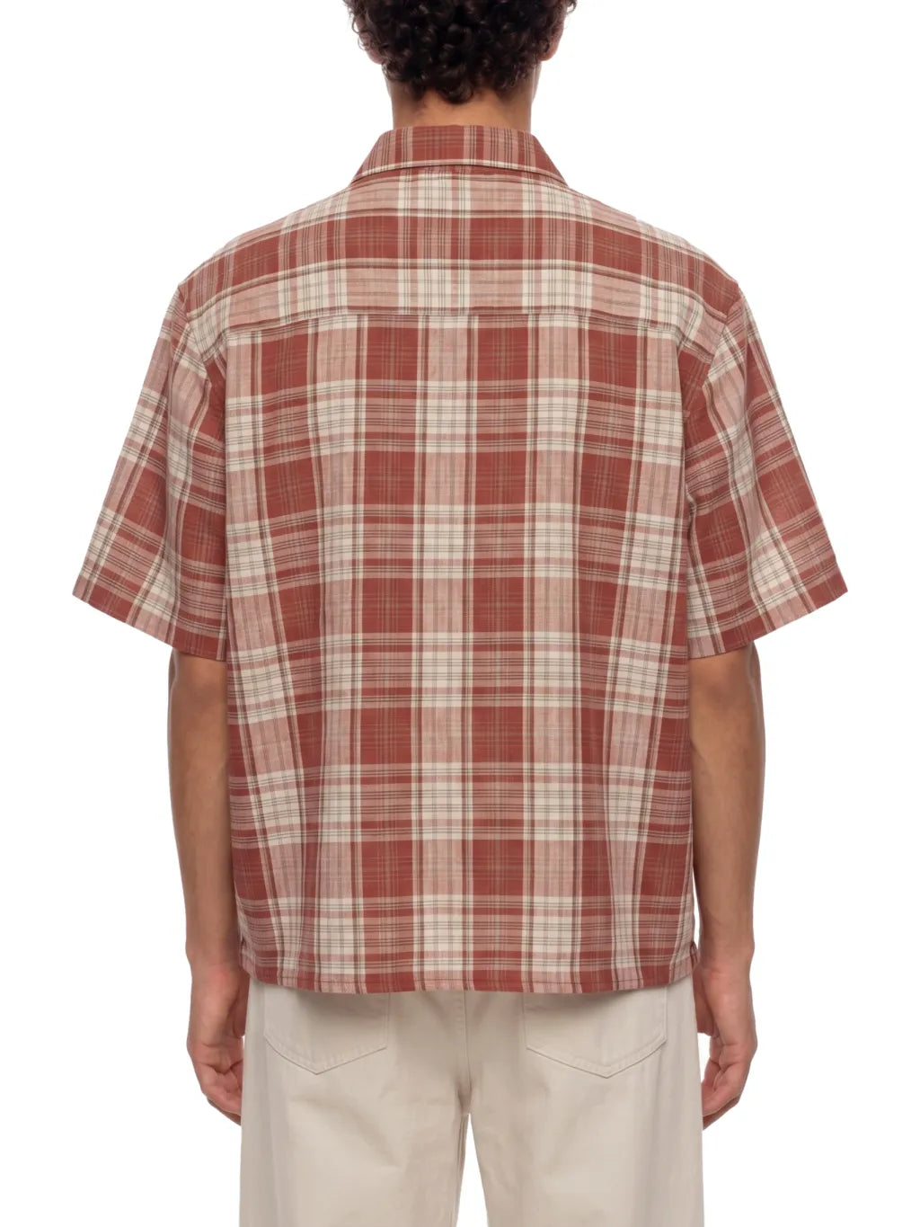 Plaid Boxy Short Sleeve Shirt