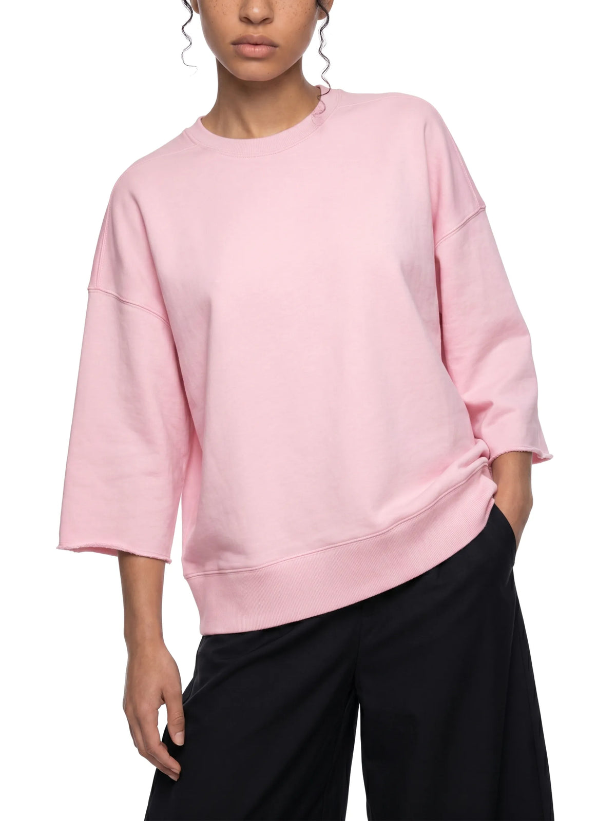 Mineral Wash Boxy Raw Edge T-Shirt