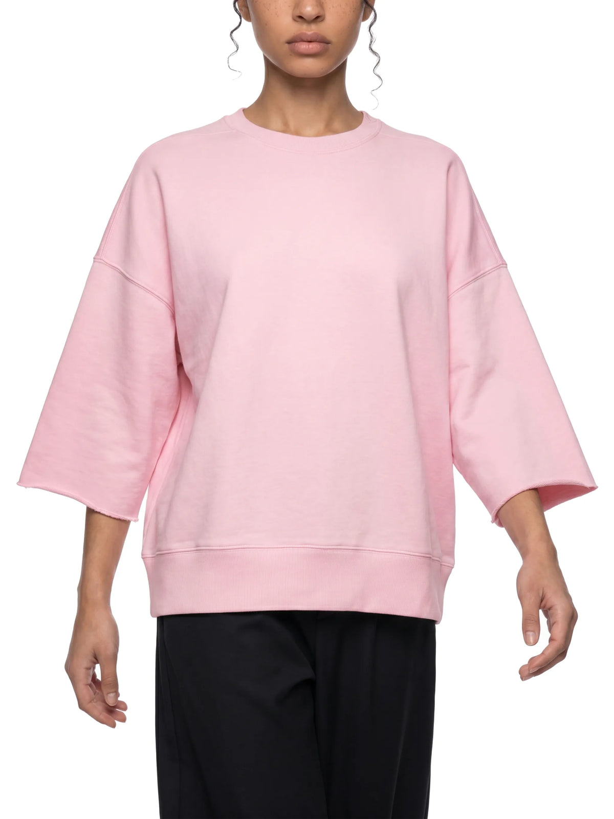 Mineral Wash Boxy Raw Edge T-Shirt