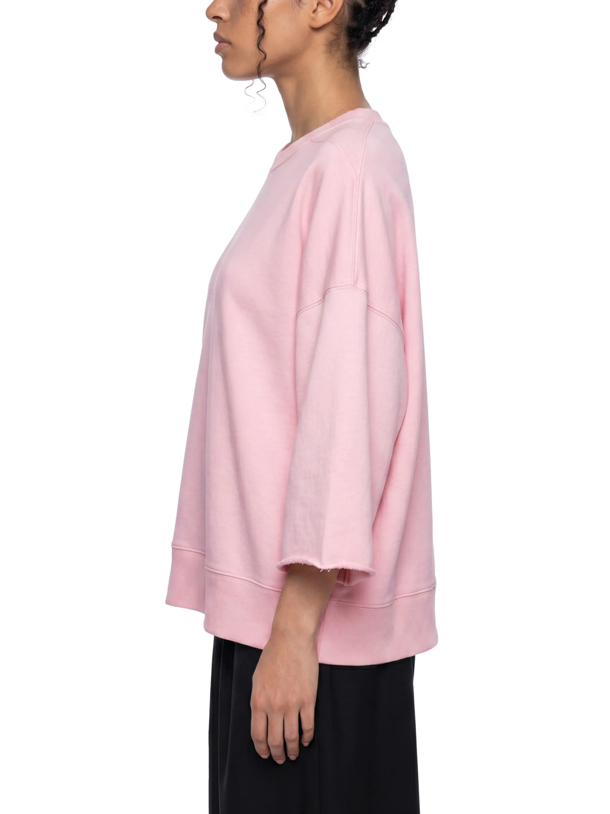 Mineral Wash Boxy Raw Edge T-Shirt