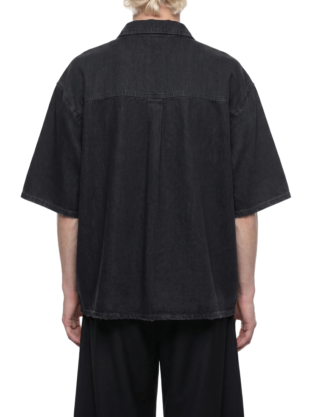 Vintage Wash Drop Shoulder Lyocell Shirt