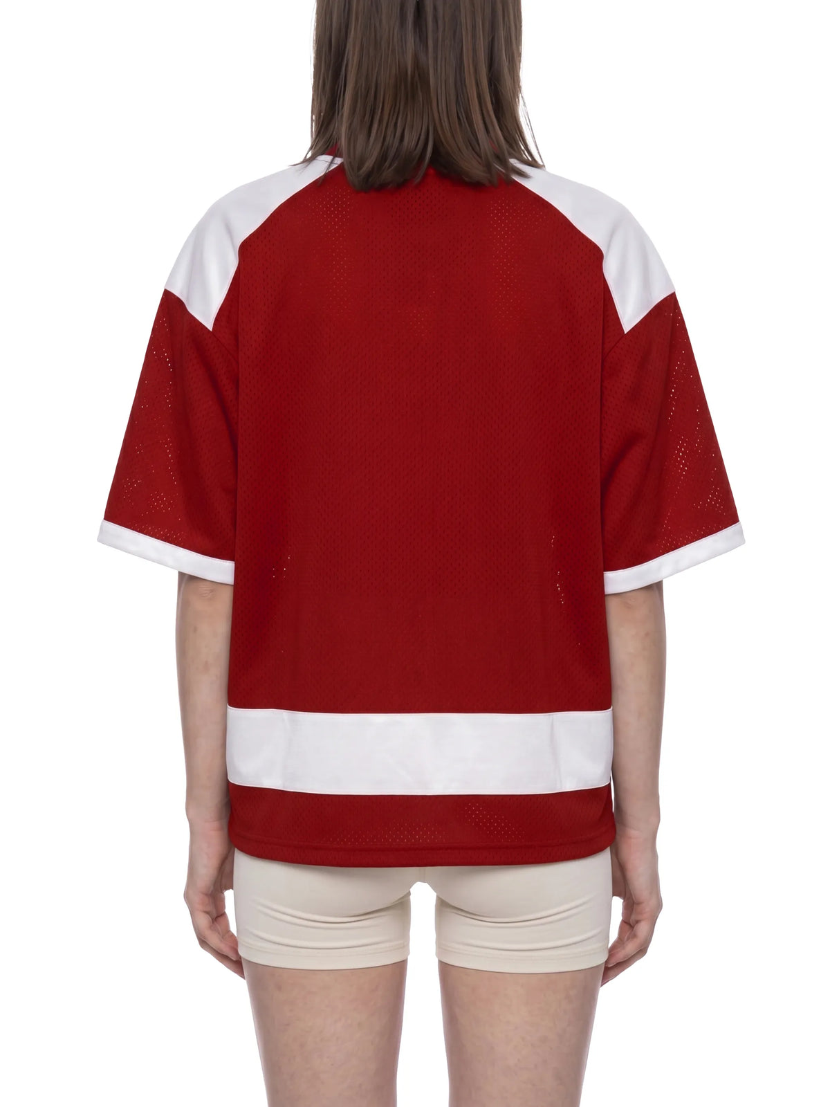 Raglan Sleeve Mesh Boxy T-Shirt