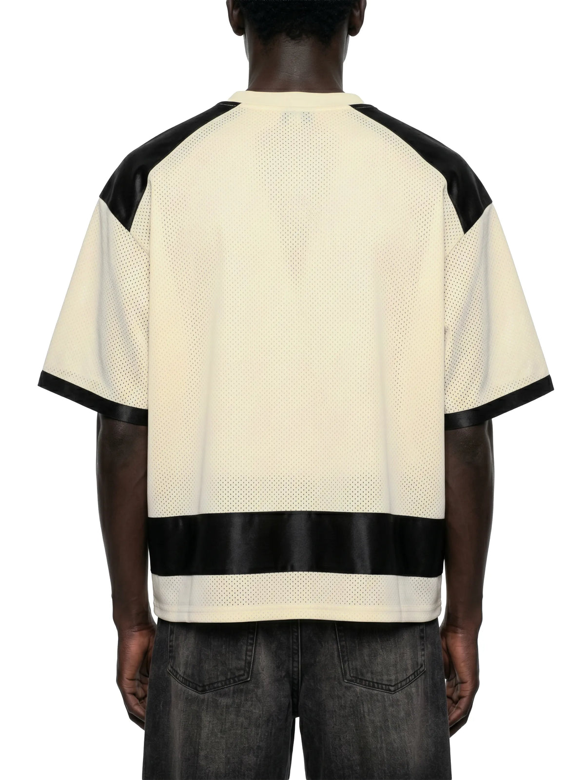 Raglan Sleeve Mesh Boxy T-Shirt
