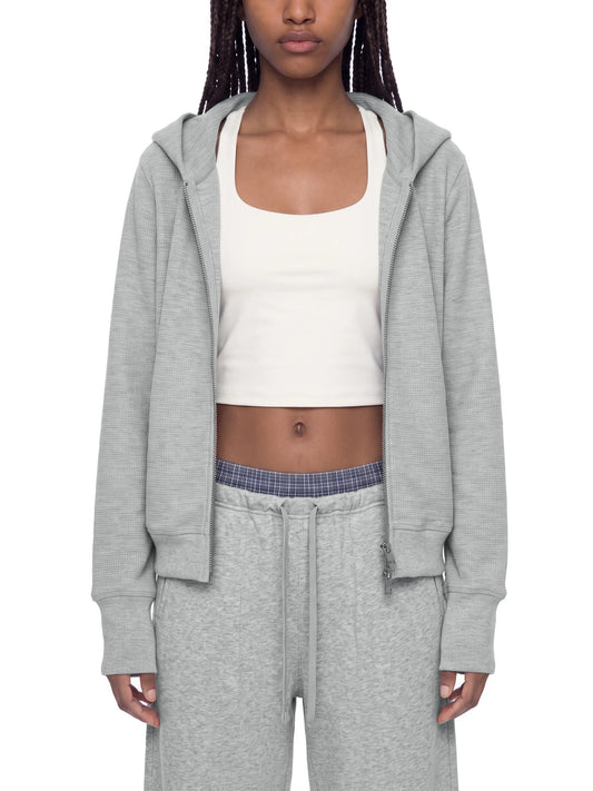 Waffle Full Zip Hoodie