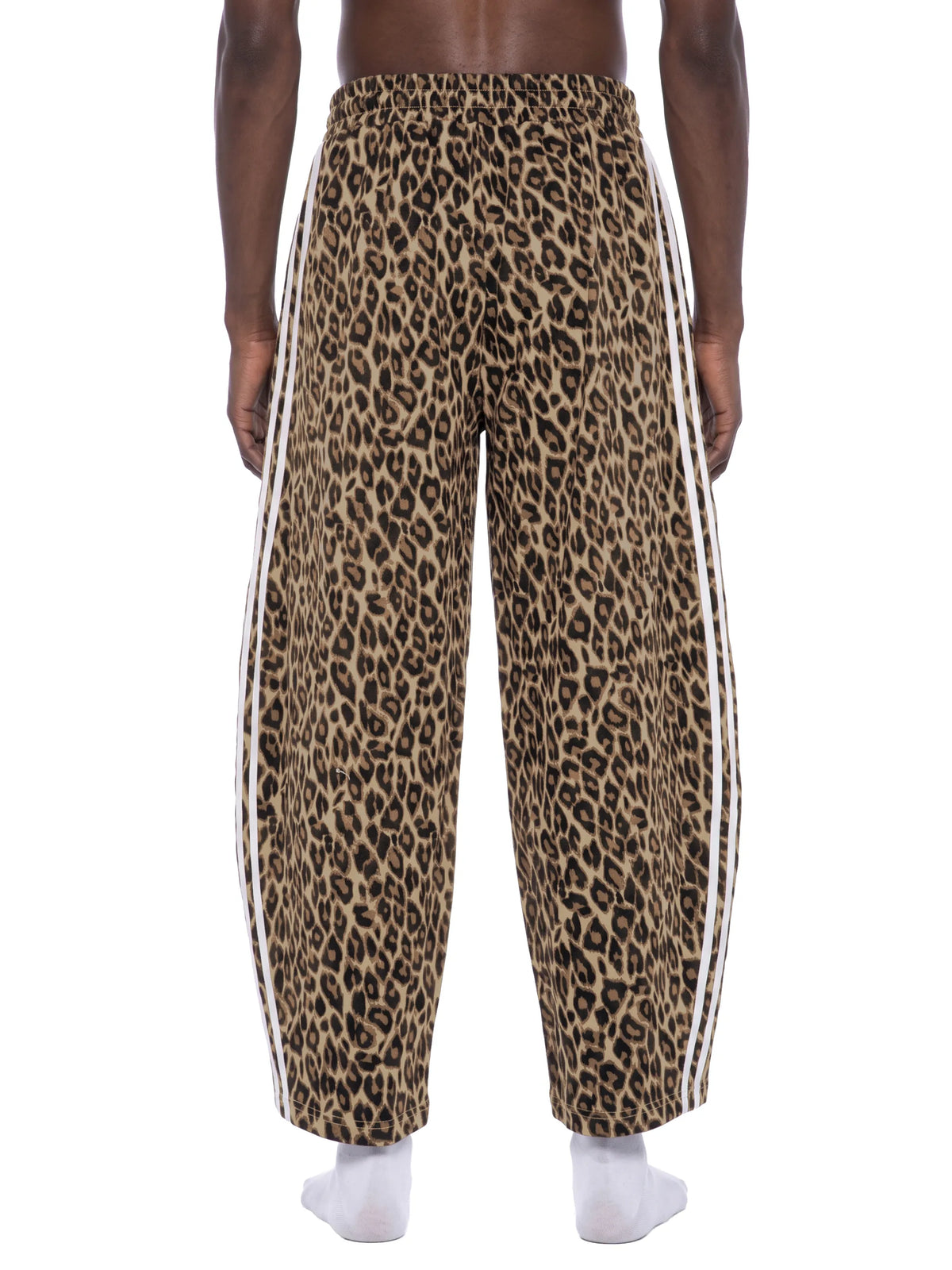 Leopard Barrel Leg Sweatpants