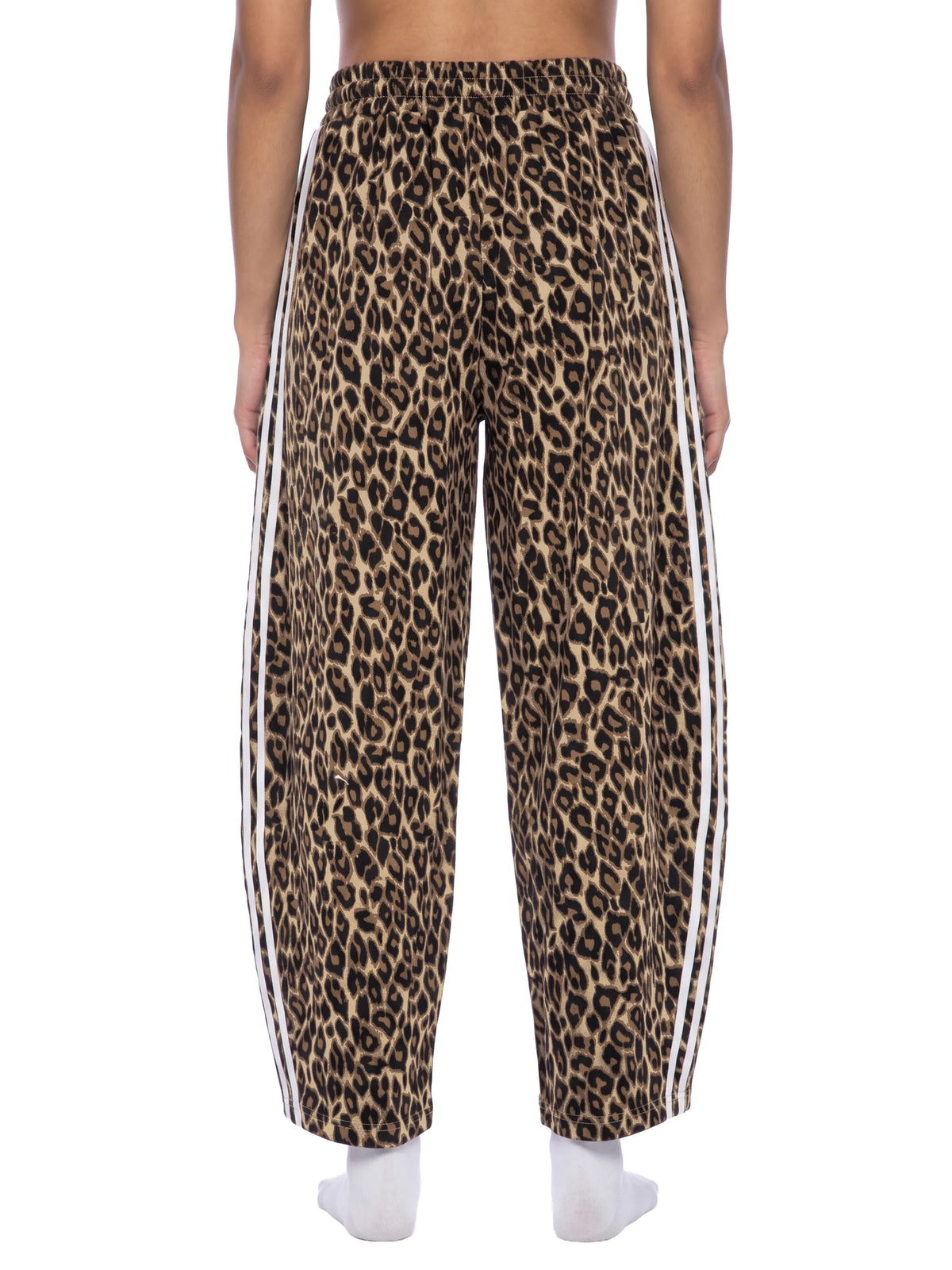 Leopard Barrel Leg Sweatpants