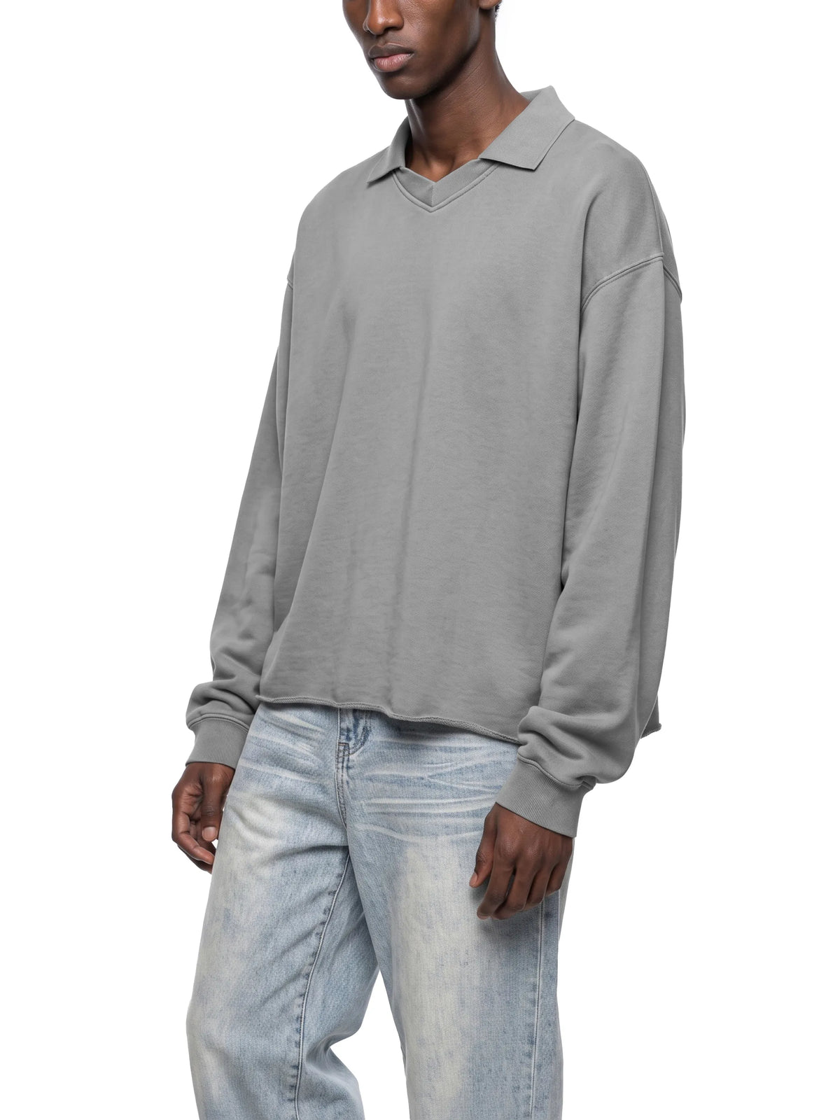 Mineral Wash Pullover Sweatshirt