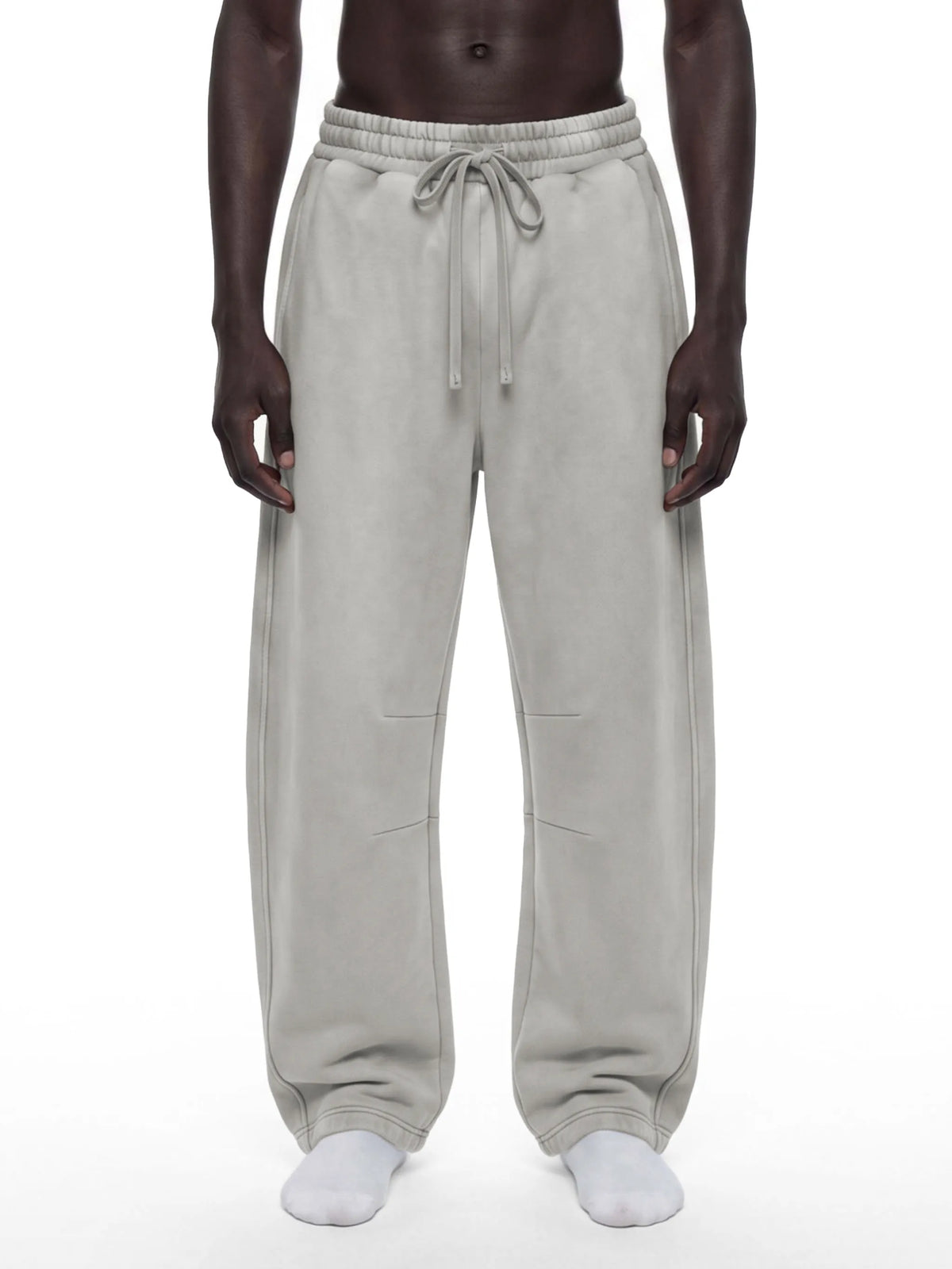 Vintage Wash Barrel Leg Fleece Sweatpants