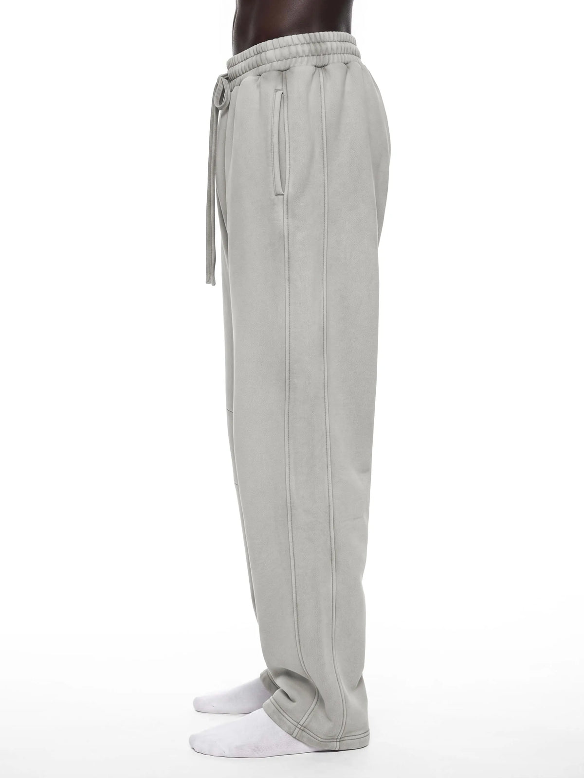 Vintage Wash Barrel Leg Fleece Sweatpants
